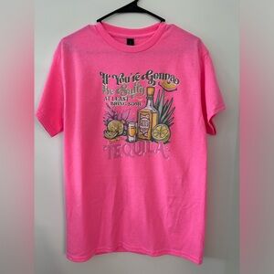 “Tequila” handmade Graphic Tshirt